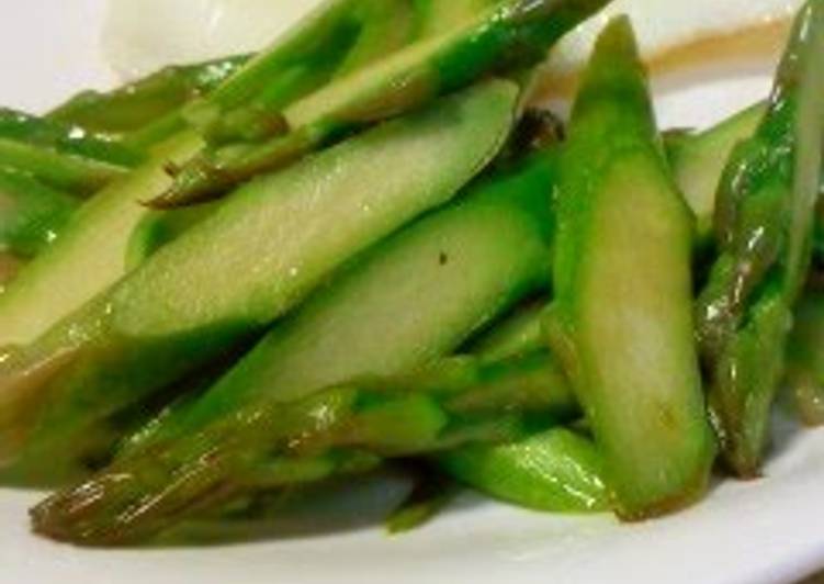 Asparagus in Butter and Soy Sauce