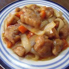 Sweet and Sour Stir-Fried Chicken A picture of Sweet and Sour Stir-Fried Chicken.