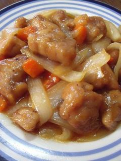 A picture of Sweet and Sour Stir-Fried Chicken.