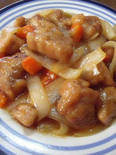 A picture of Sweet and Sour Stir-Fried Chicken.