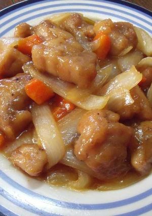 A picture of Sweet and Sour Stir-Fried Chicken.