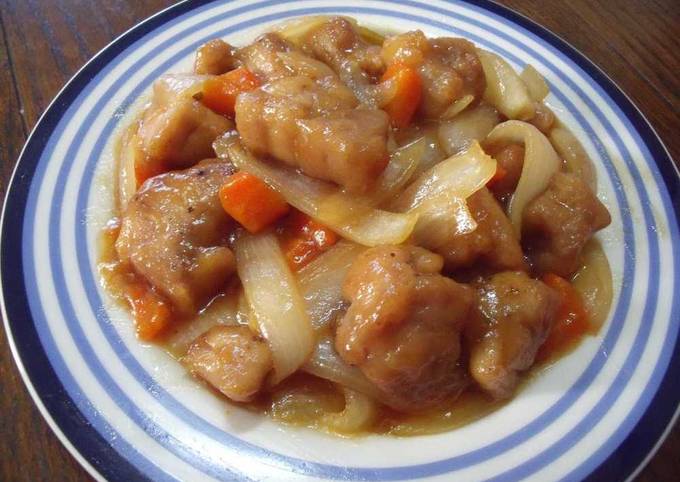 Sweet and Sour Stir-Fried Chicken