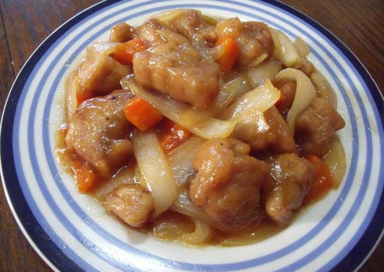 Easiest Way to Make Quick Sweet and Sour Stir-Fried Chicken