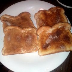 A picture of Cinnamon Toast (Done 2 ways).