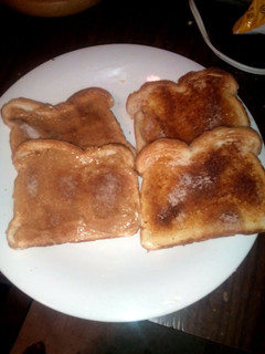 A picture of Cinnamon Toast (Done 2 ways).