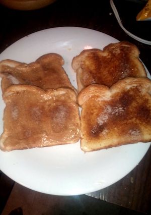 A picture of Cinnamon Toast (Done 2 ways).