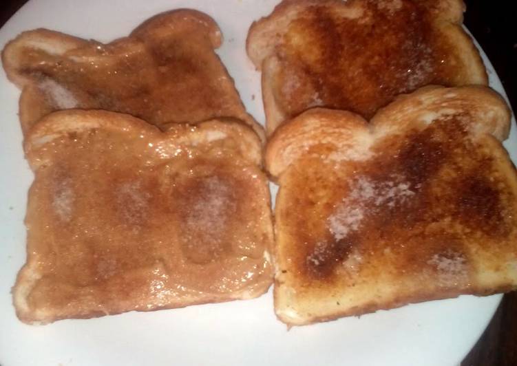 Steps to Prepare Perfect Cinnamon Toast (Done 2 ways)