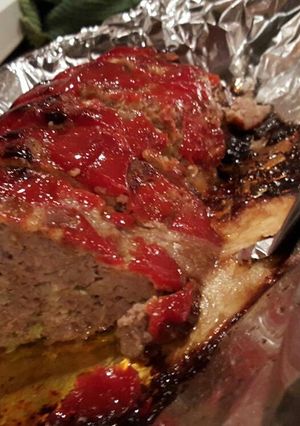 A picture of Simple and delicious Meatloaf- Hubby's Favorite.