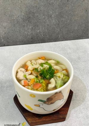 Foto resep Sup Ayam Makaroni
