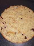 Kuchen de miga aleman (StreuselKuchen) de frambuesas