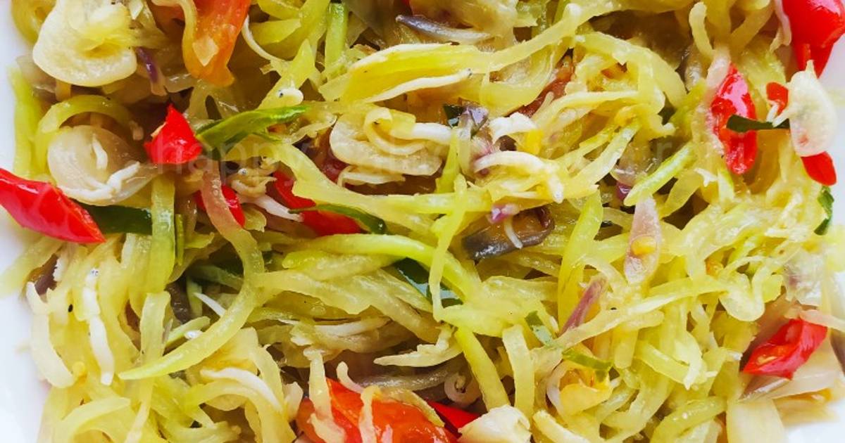 Resep Tumis Labu Siam Teri Medan Oleh Reni Nuraini Cookpad