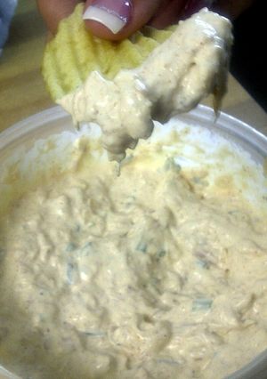 A picture of crab dip.