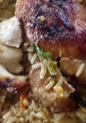 A picture of Heidis Asian Style Marinated Chicken.