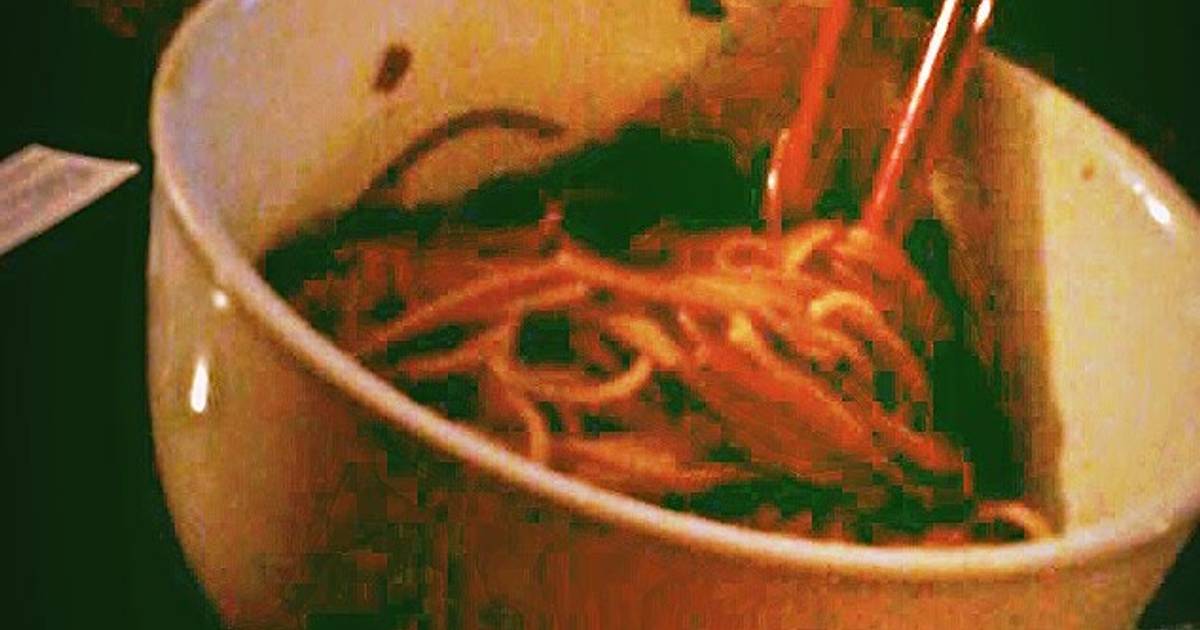 Japanese Soy Sauce Pasta Recipe by AddiB123 Cookpad