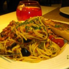 SPAGHETTI with Tomato Sauce A picture of SPAGHETTI with Tomato Sauce.