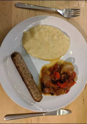 Una foto de Escalivada samfaina catalana