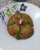 Empanada de plátano rellena