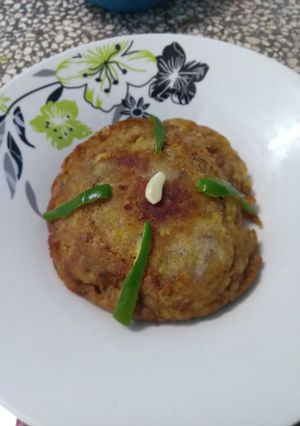 Una foto de Empanada de plátano rellena