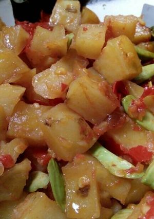 Foto resep Sambel goreng kentang