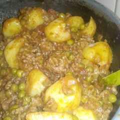 A picture of Spicy Mince Curry.