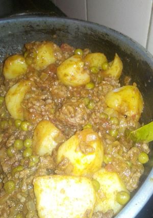 A picture of Spicy Mince Curry.