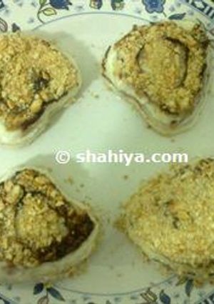 صورة لوصفة طريقة عمل مهلبية بالبسكويت
