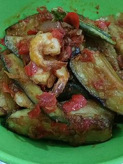 Foto resep Terong balado udang