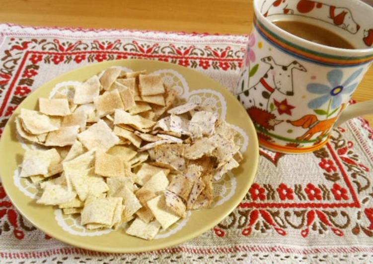 Low-cal Okara Cookies in a Microwave