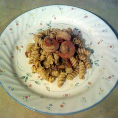 A picture of Stephie's Arabic Seasoned Shrimp Rotini.
