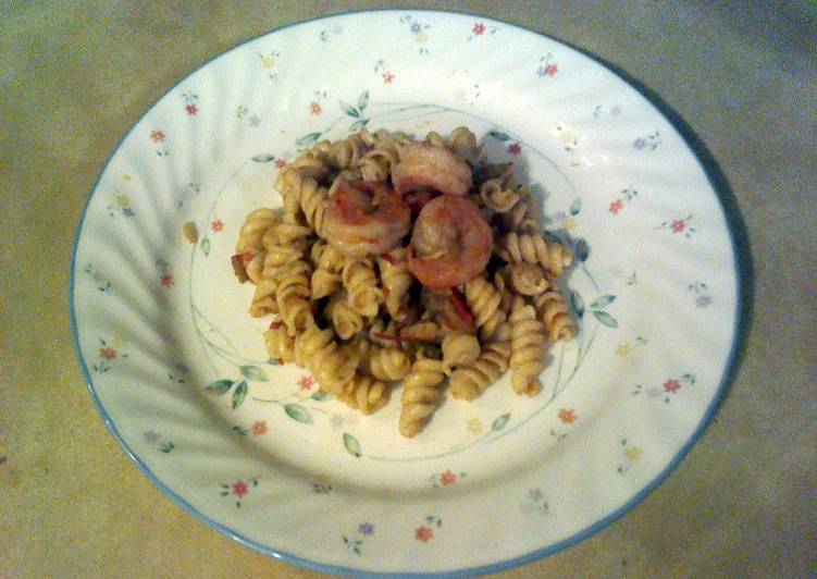 Simple Way to Prepare Ultimate Stephie&#39;s Arabic Seasoned Shrimp Rotini