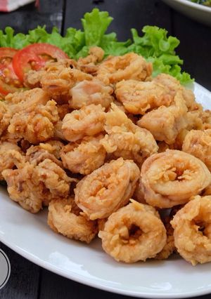 Foto resep Cumi goreng tepung praktis