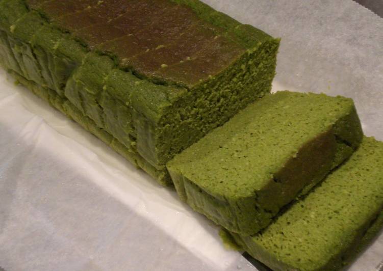 How to Cook Appetizing Matcha Cake with Okara (Soy Pulp) and Soy Milk