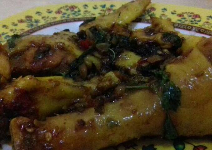 Tumis Ayam Kecap Kemangi