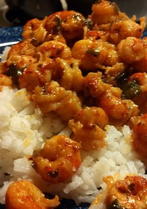A picture of Sauteed Spicy Crawfish.