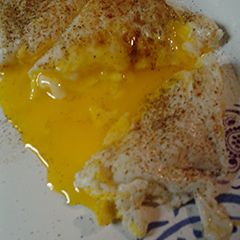 A picture of Runny yokes.