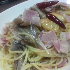 A picture of Spaghetti Aglio, Olio e Peperoncino.