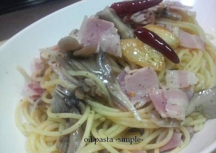 Recipe of Super Quick Spaghetti Aglio, Olio e Peperoncino