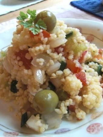 Recipe Moroccan Couscous Salad with Olives the Can Spoil the Tongue Delicious
