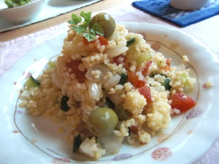 Recipe Moroccan Couscous Salad with Olives the Can Spoil the Tongue Delicious