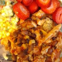A picture of Zucchini Corn Salad.
