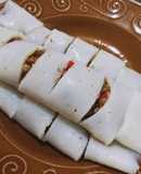 Chee Cheong Fun Special Maknyuz (Stuffed Rice Noodles Rolls)