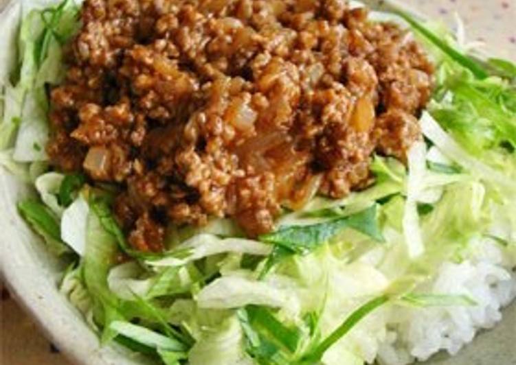 Recipe of Homemade 5 Minute Hamburger Rice Bowl!