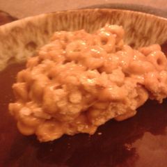 A picture of Peanut Butter Cheerio Bars.