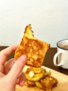 Foto resep Simple French Toast with Melty Cheese