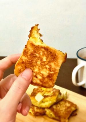 Foto resep Simple French Toast with Melty Cheese