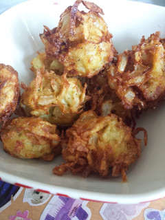 A picture of German Potato hashbrown balls.