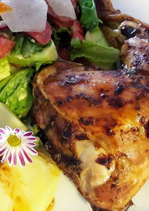 Una foto de Al Horno: Pollo con salsa tipo Oriental a lo Carmelita