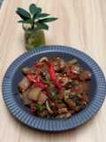 Kulit Sapi Pedas Saus Teriyaki