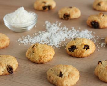 New Recipe Coconut Raisin Cookies Home Style