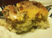 A picture of hash brown casserole